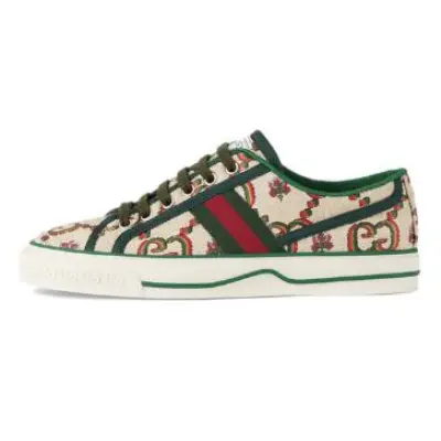Gucci Tennis 1977 GG Logo Green Multi 01
