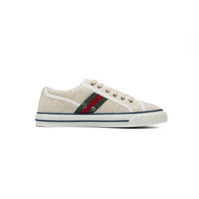 Gucci Tennis 1977 GG Logo White 02