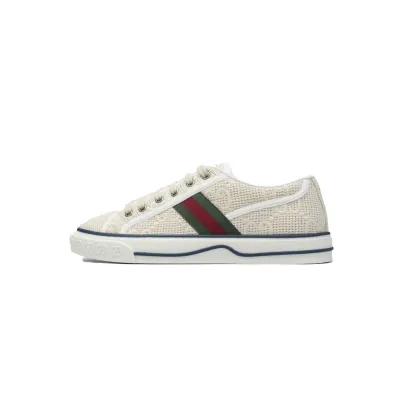 Gucci Tennis 1977 GG Logo White 01
