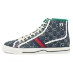 Gucci Tennis 1977 High Top Sneaker Blue
