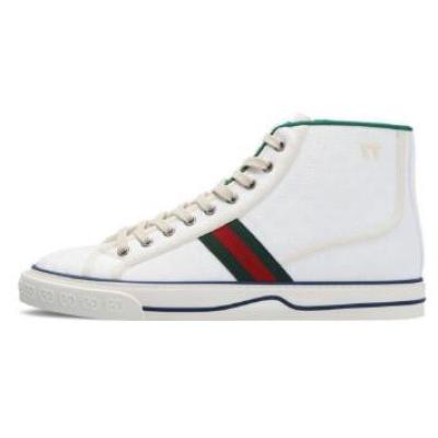 Gucci Tennis 1977 High Top Sneaker White 01