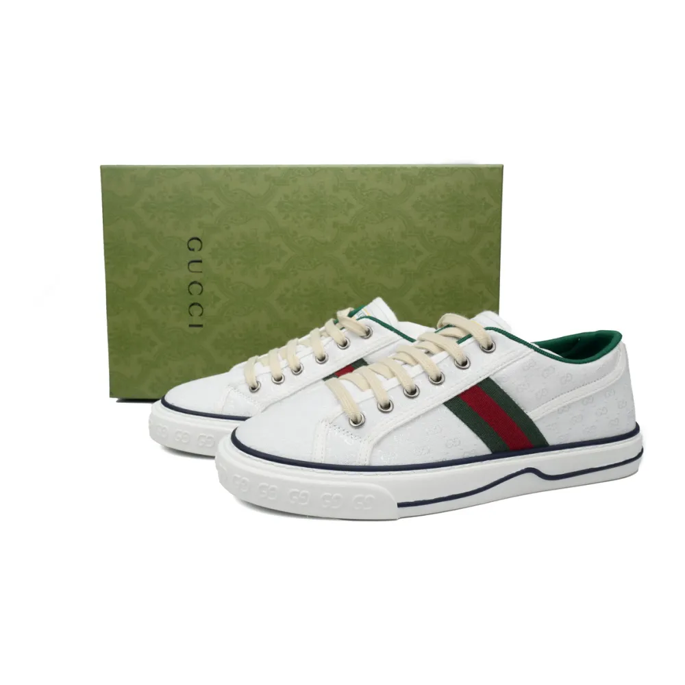 Gucci Tennis 1977 Mini GG White  606111 99W90 9085