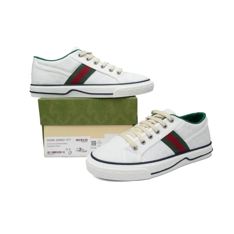 Gucci Tennis 1977 Mini GG White  606111 99W90 9085
