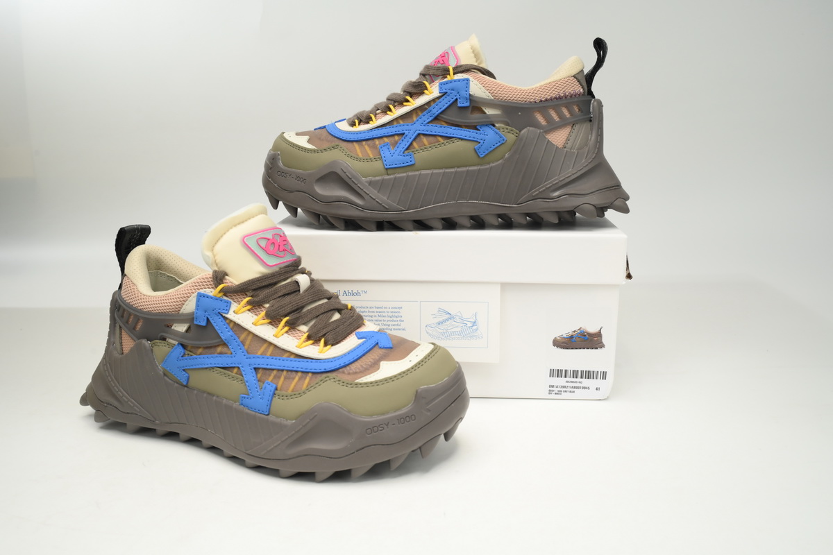 OFF-WHITE Odsy-1000 Blue Grey SS21 OMIA139R21FAB0010945