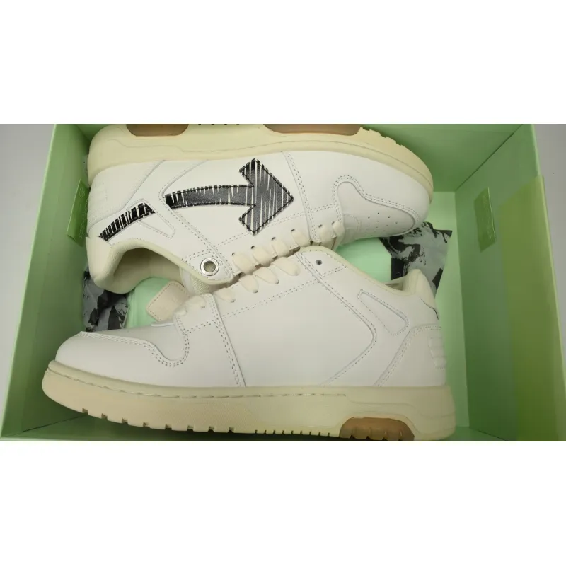 OFF-WHITE OOO Low Tops White Black SS21  OMIA189S 21LEA003 0110 