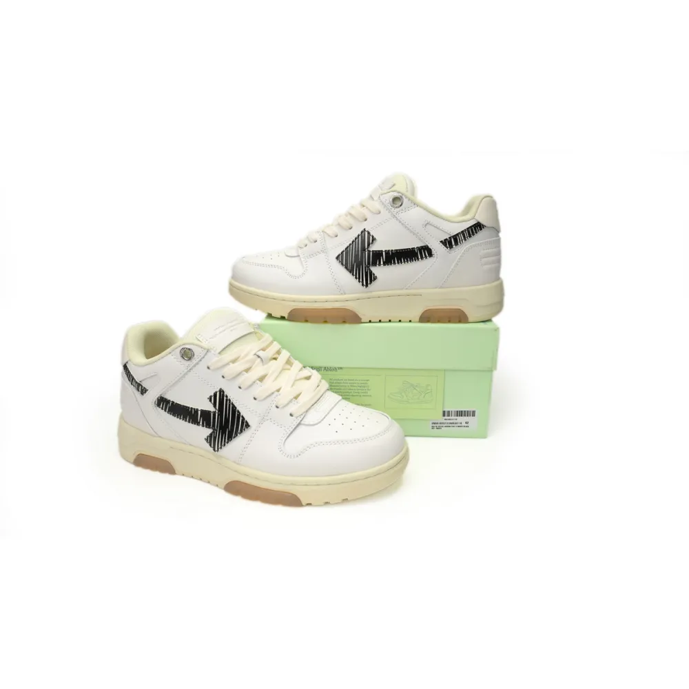 OFF-WHITE OOO Low Tops White Black SS21  OMIA189S 21LEA003 0110 