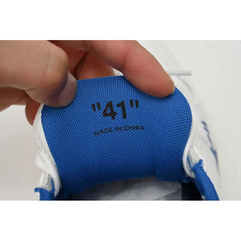 OFF-WHITE Out Of Office "OOO" Low Tops For Walking White White Dark Blue SS22 OMIA189S22LEA0030145