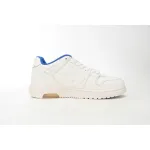 OFF-WHITE Out Of Office "OOO" Low Tops For Walking White White Dark Blue SS22 OMIA189S22LEA0030145
