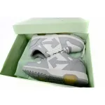 OFF-WHITE Out Of Office "OOO" Low TopsGrey White OMIA189S22LEA0010109 
