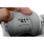 OFF-WHITE Out Of Office "OOO" Low TopsGrey White OMIA189S22LEA0010109 