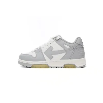 OFF-WHITE Out Of Office "OOO" Low TopsGrey White OMIA189S22LEA0010109  01