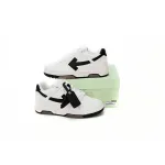 OFF-WHITE Out Of Office "OOO" Low White Black (Women's) OWIA259C99LEA0010110 