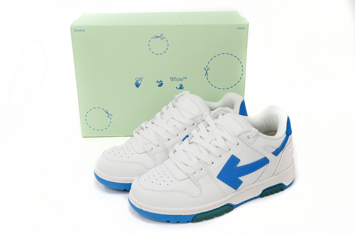 OFF-WHITE Out Of Office "OOO" Low White Blue (FW21) OMIA189F21LEA0020145