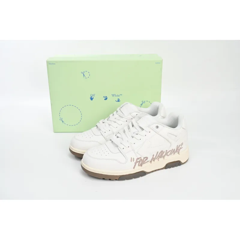OFF-WHITE Out Of Office Beige Gray OMIA189 C99LEA00 30117