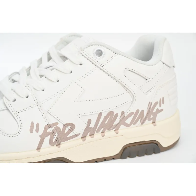 OFF-WHITE Out Of Office Beige Gray OMIA189 C99LEA00 30117