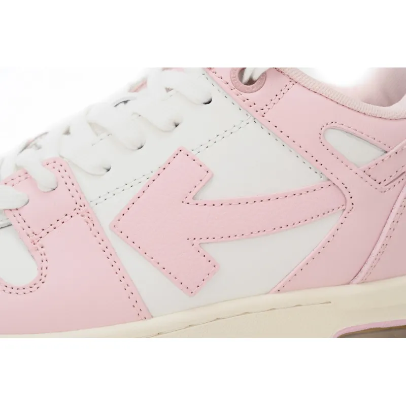 Off-White Out Of Office Calf Leather White Pink (Women's) OWIA259C99-LEA006-0130