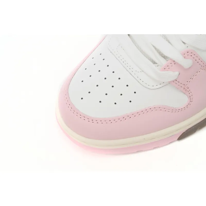 Off-White Out Of Office Calf Leather White Pink (Women's) OWIA259C99-LEA006-0130