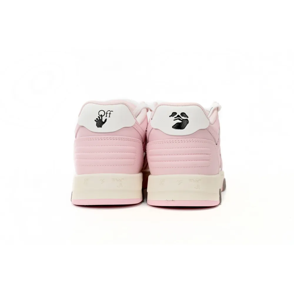 Off-White Out Of Office Calf Leather White Pink (Women's) OWIA259C99-LEA006-0130