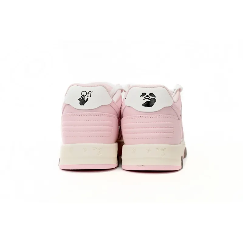 Off-White Out Of Office Calf Leather White Pink (Women's) OWIA259C99-LEA006-0130