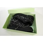 OFF-WHITE Out Of Office Low Sartorial Stitching Black Black (Women's) OWIA259S23LEA0101010