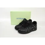 OFF-WHITE Out Of Office Low Sartorial Stitching Black Black (Women's) OWIA259S23LEA0101010