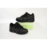 OFF-WHITE Out Of Office Low Sartorial Stitching Black Black (Women's) OWIA259S23LEA0101010