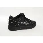OFF-WHITE Out Of Office Low Sartorial Stitching Black Black (Women's) OWIA259S23LEA0101010