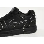 OFF-WHITE Out Of Office Low Sartorial Stitching Black Black (Women's) OWIA259S23LEA0101010