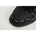OFF-WHITE Out Of Office Low Sartorial Stitching Black Black (Women's) OWIA259S23LEA0101010