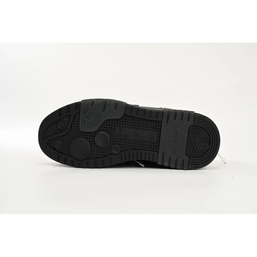 OFF-WHITE Out Of Office Low Sartorial Stitching Black Black (Women's) OWIA259S23LEA0101010
