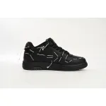 OFF-WHITE Out Of Office Low Sartorial Stitching Black Black (Women's) OWIA259S23LEA0101010