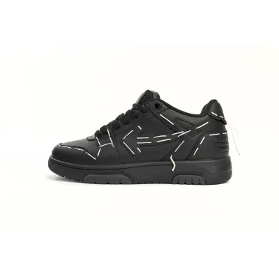 OFF-WHITE Out Of Office Low Sartorial Stitching Black Black (Women's) OWIA259S23LEA0101010 01