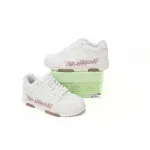 OFF-WHITE Out Of Office LowFor Walking White Pink (Women's) OWIA259C99LEA0110130