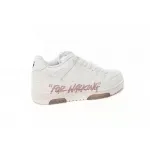 OFF-WHITE Out Of Office LowFor Walking White Pink (Women's) OWIA259C99LEA0110130