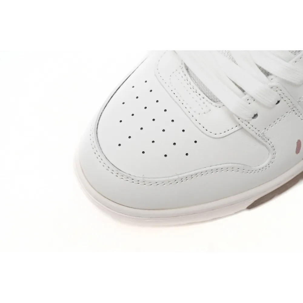 OFF-WHITE Out Of Office LowFor Walking White Pink (Women's) OWIA259C99LEA0110130