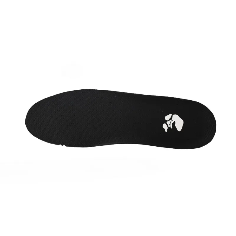 OFF-WHITE Out Of Office OOO "For Walking" Low Tops Black White OMIA189C99LEA0021001