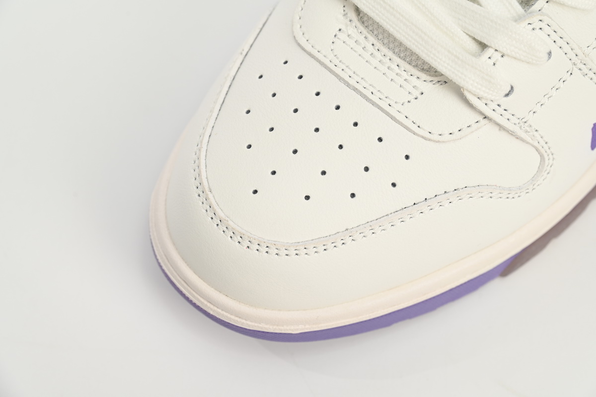 OFF-WHITE Out Of Office OOO "For Walking" Low Tops White Lilac (Women's) OWIA259S23LEA0030136