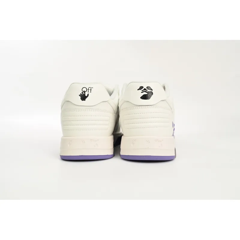 OFF-WHITE Out Of Office OOO "For Walking" Low Tops White Lilac (Women's) OWIA259S23LEA0030136