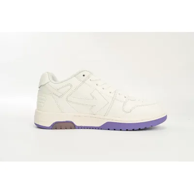 OFF-WHITE Out Of Office OOO "For Walking" Low Tops White Lilac (Women's) OWIA259S23LEA0030136 02