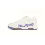 OFF-WHITE Out Of Office OOO "For Walking" Low Tops White Lilac (Women's) OWIA259S23LEA0030136