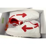 OFF-WHITE Out Of Office OOO Low Tops 2024 Lunar New Year Red White OMIA189G23LEA0070125