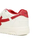 OFF-WHITE Out Of Office OOO Low Tops 2024 Lunar New Year Red White OMIA189G23LEA0070125