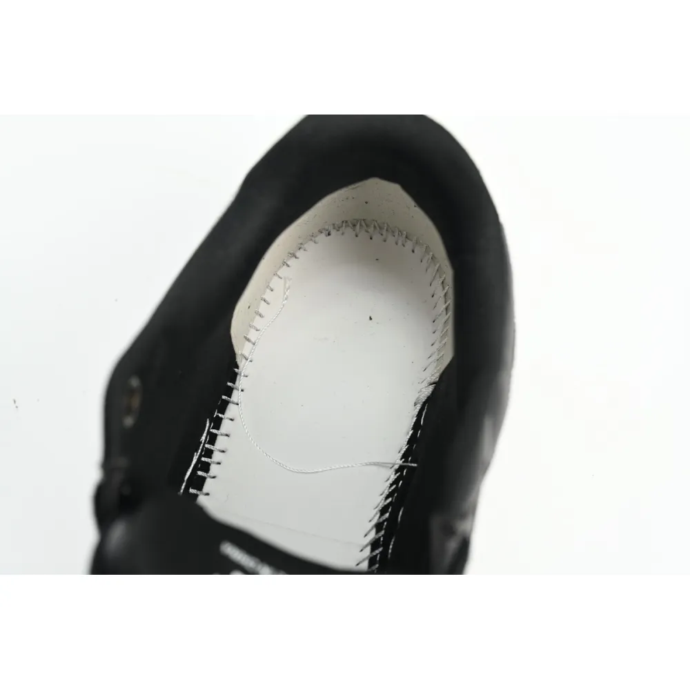 OFF-WHITE Out Of Office OOO Low Tops Black Grey White SS22 OMIA189C99LEA0011001