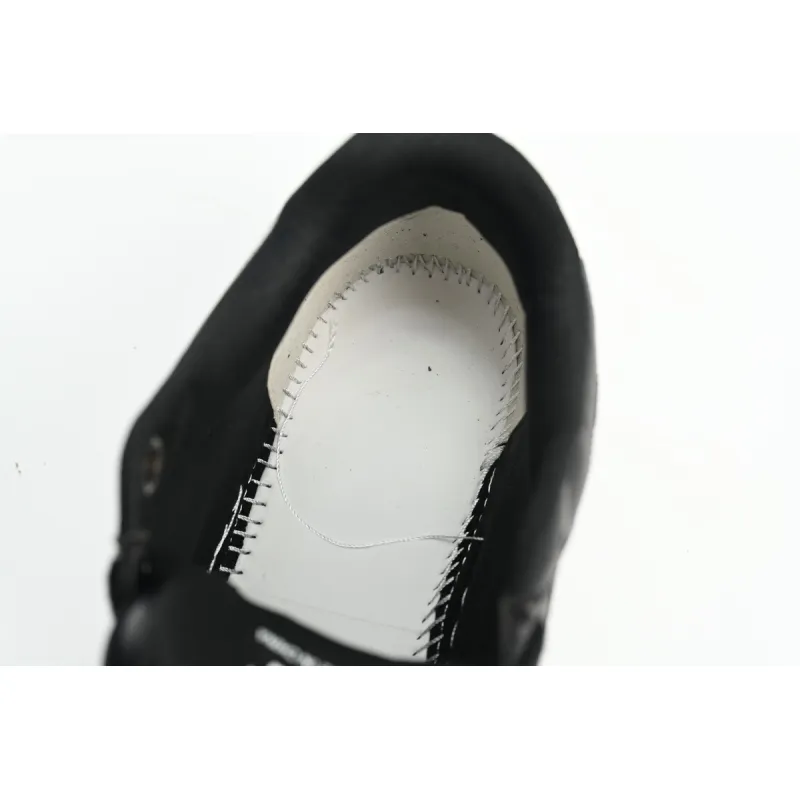 OFF-WHITE Out Of Office OOO Low Tops Black Grey White SS22 OMIA189C99LEA0011001