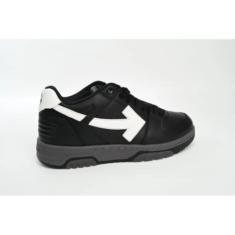 OFF-WHITE Out Of Office OOO Low Tops Black Grey White SS22 OMIA189C99LEA0011001