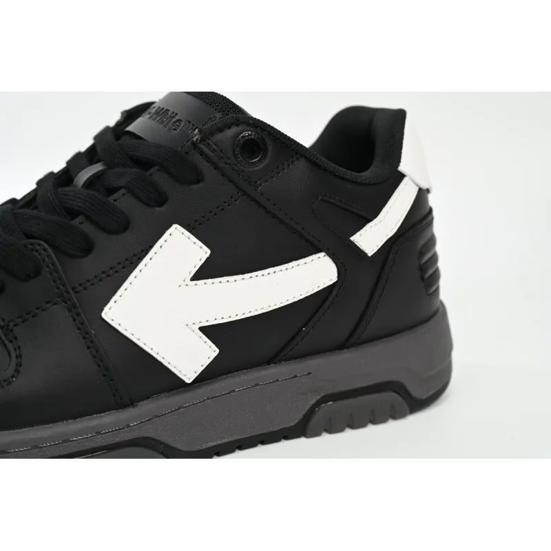 OFF-WHITE Out Of Office OOO Low Tops Black Grey White SS22 OMIA189C99LEA0011001