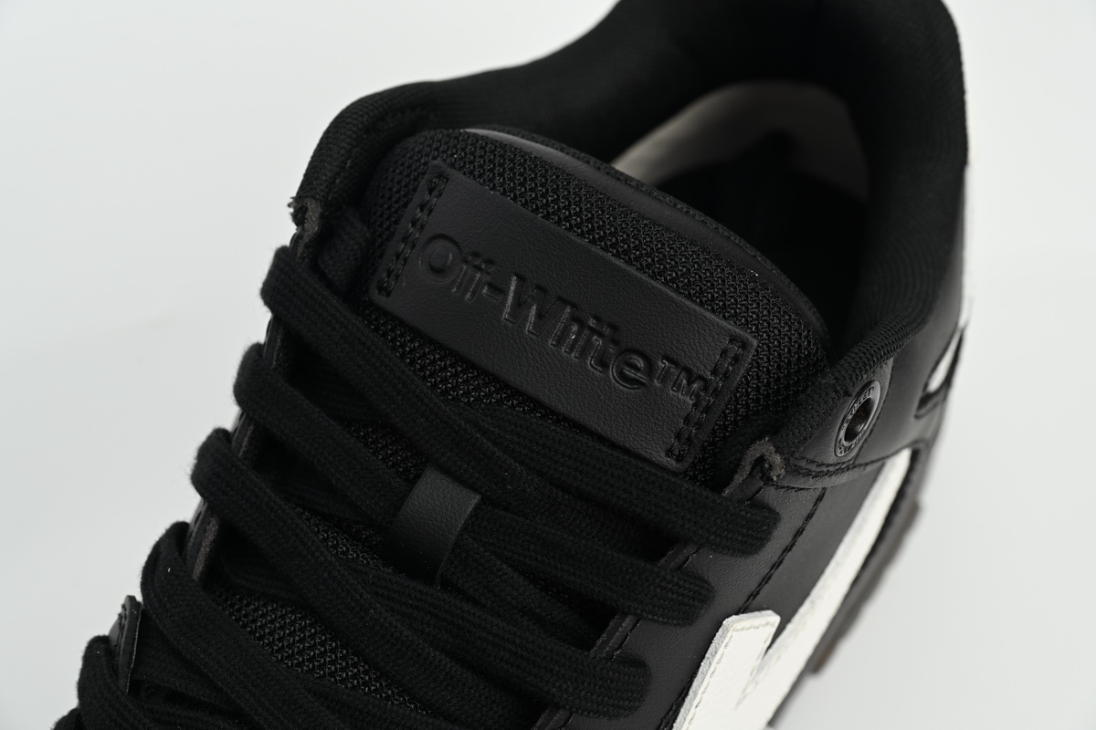 OFF-WHITE Out Of Office OOO Low Tops Black Grey White SS22 OMIA189C99LEA0011001