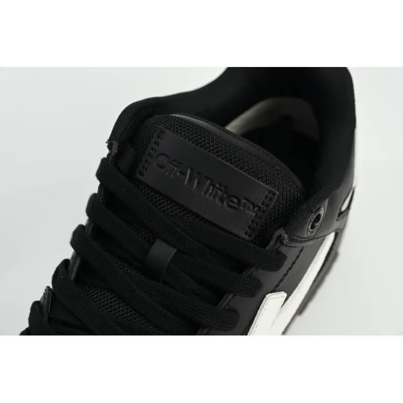 OFF-WHITE Out Of Office OOO Low Tops Black Grey White SS22 OMIA189C99LEA0011001
