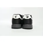 OFF-WHITE Out Of Office OOO Low Tops Black Grey White SS22 OMIA189C99LEA0011001