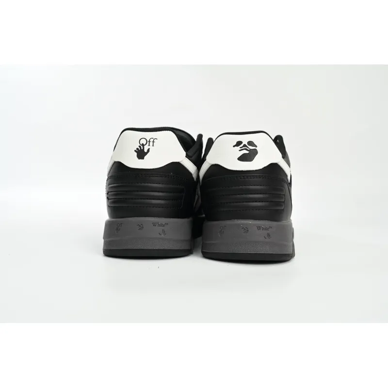 OFF-WHITE Out Of Office OOO Low Tops Black Grey White SS22 OMIA189C99LEA0011001